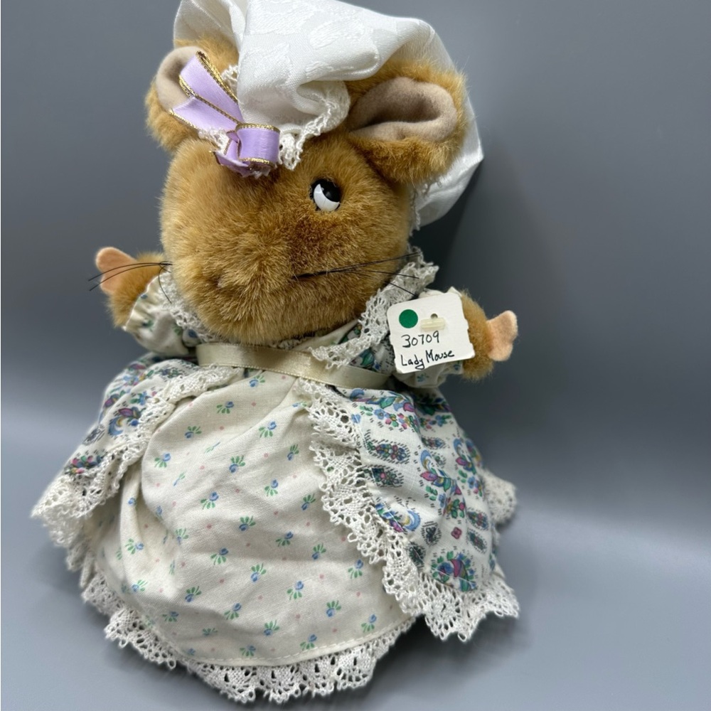 Lady Mouse Plush Beatrix Potter Eden Vintage Frederick Warne Farmhouse Decor
